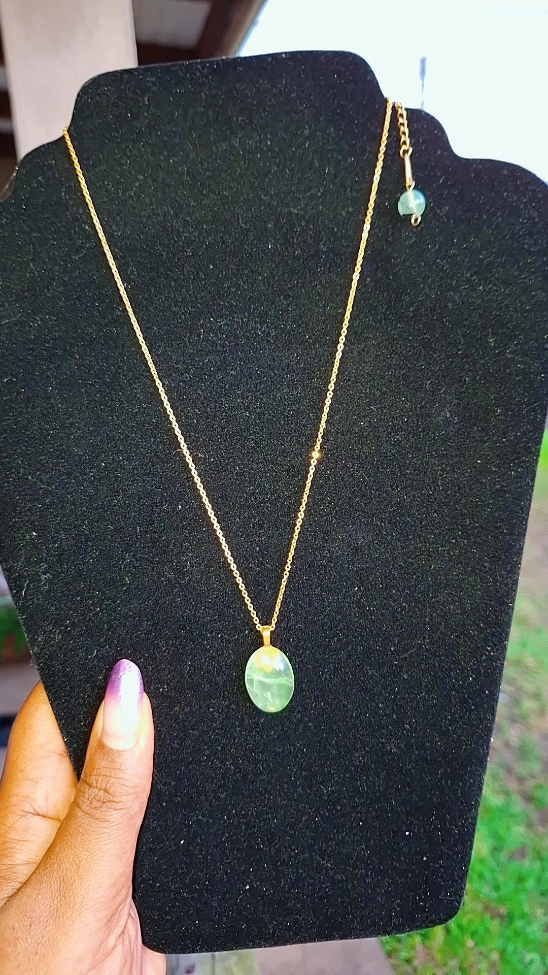 Collier prehnite