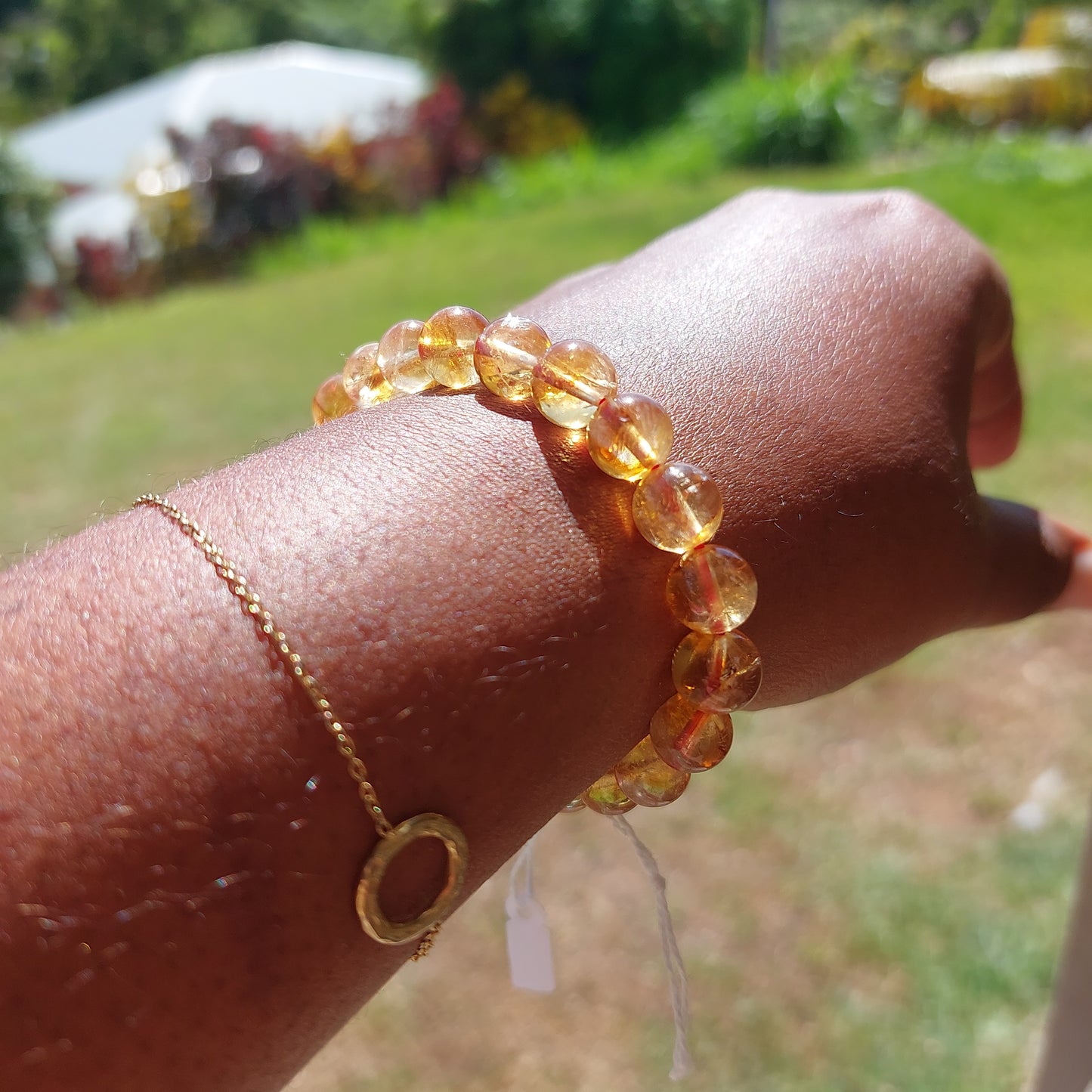 Citrine bracelet 12mm