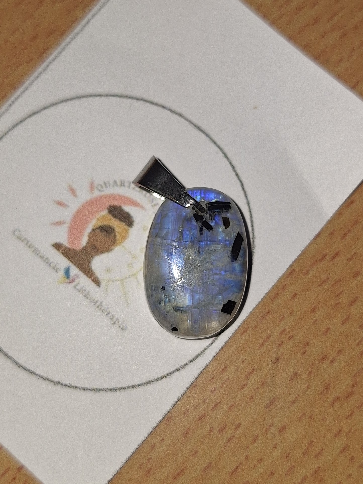 Peristerite pendentif