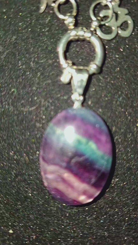 Collier fluorite