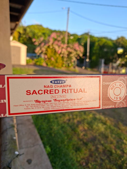 Encens sacred ritual