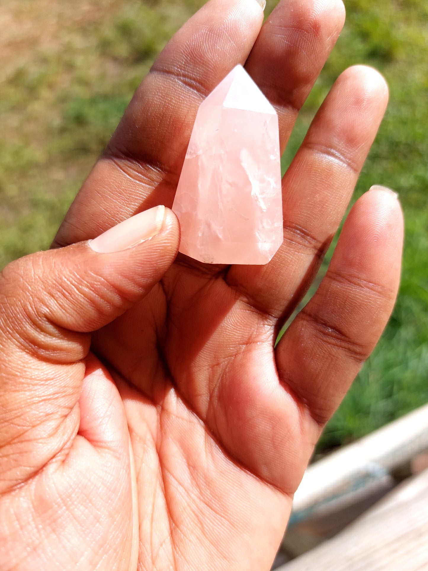 Quartz rose pointe