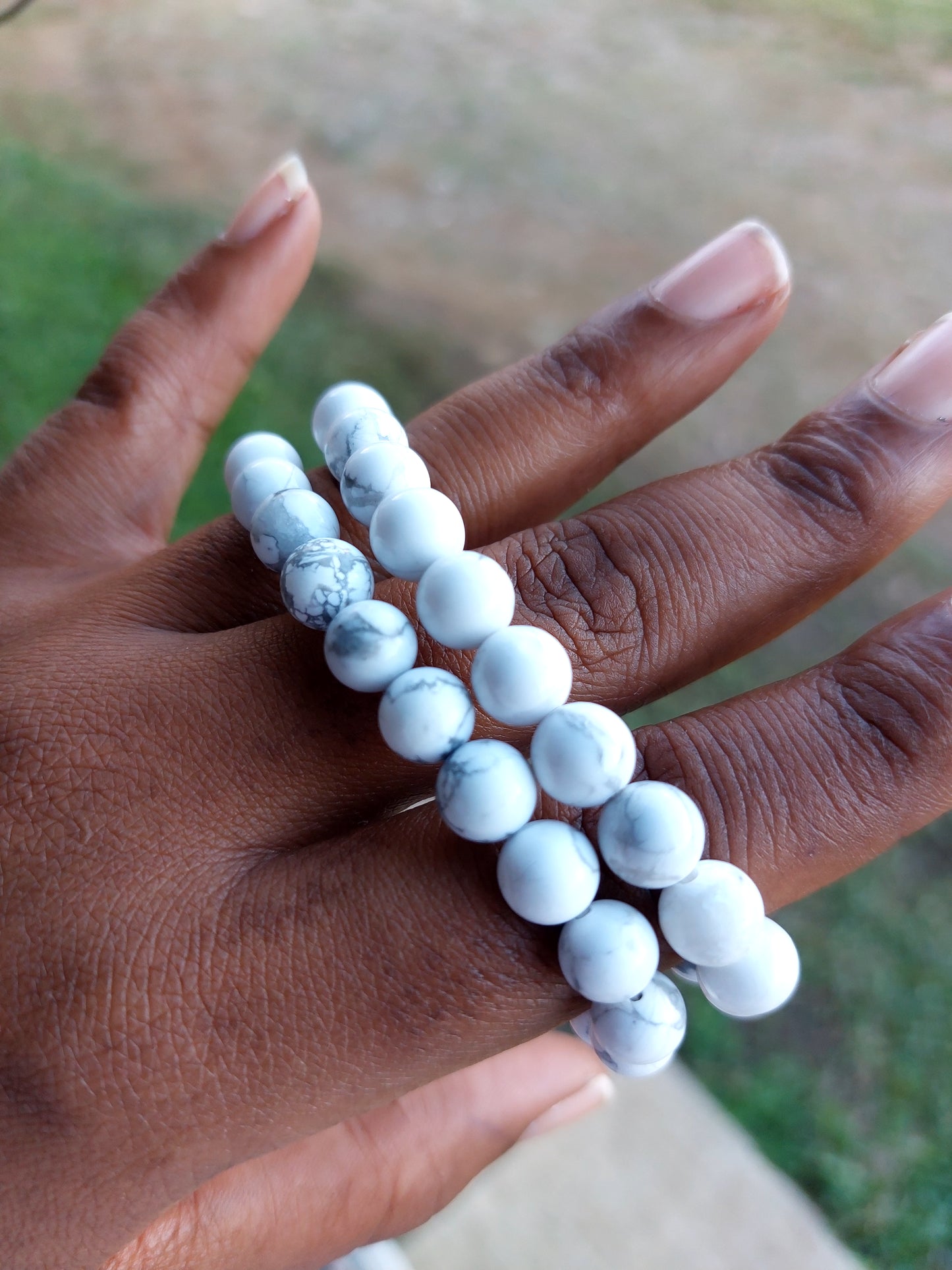 Howlite bracelet