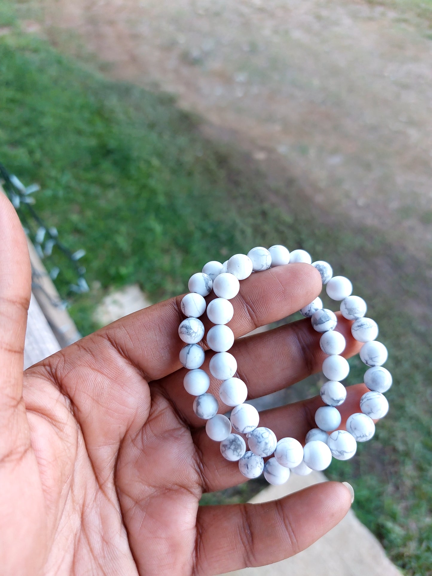 Howlite bracelet