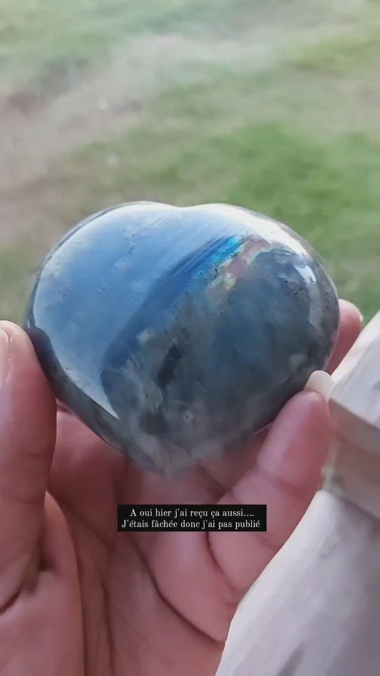 Labradorite coeur